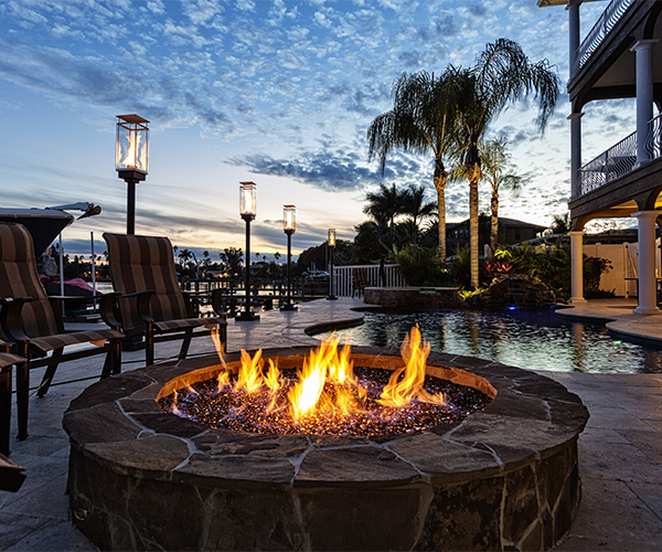 natural gas firepit